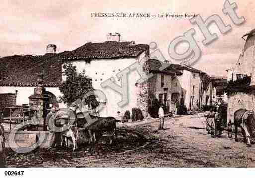 Ville de FRESNESSURAPANCE, carte postale ancienne