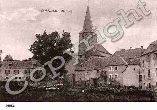 Ville de GOLINHAC, carte postale ancienne