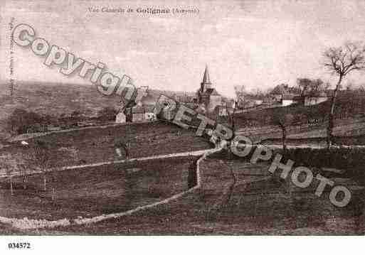 Ville de GOLINHAC, carte postale ancienne