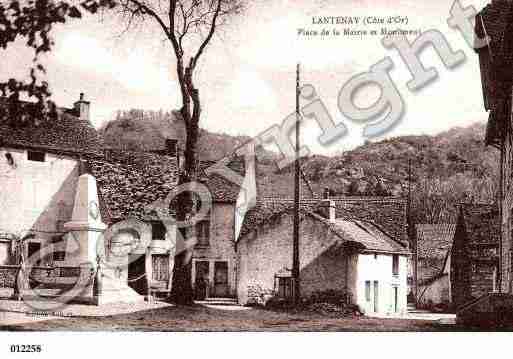 Ville de LANTENAY, carte postale ancienne