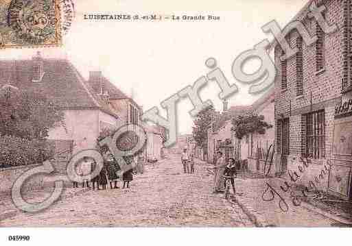 Ville de LUISETAINES, carte postale ancienne