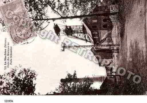 Ville de MACHINE(LA), carte postale ancienne