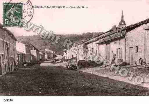 Ville de MENILLAHORGNE, carte postale ancienne