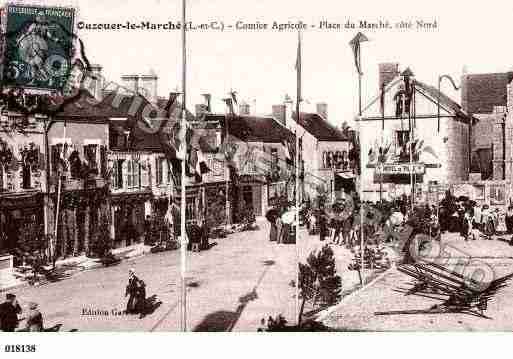 Ville de OUZOUERLEMARCHE, carte postale ancienne