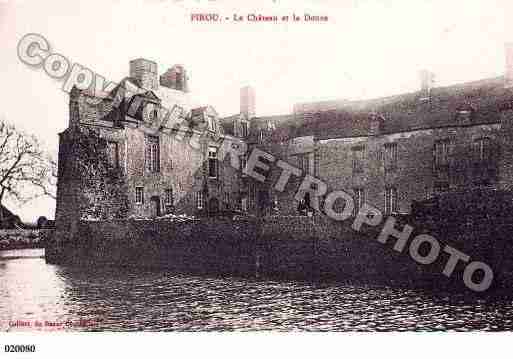 Ville de PIROU, carte postale ancienne