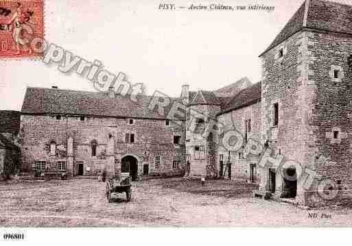 Ville de PISY, carte postale ancienne