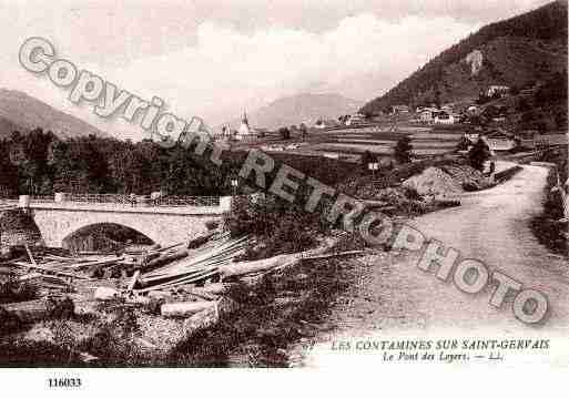 Ville de SAINTGERVAISLESBAINS, carte postale ancienne