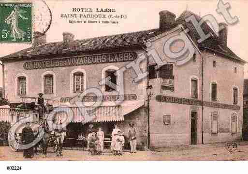 Ville de SAINTPARDOUX, carte postale ancienne