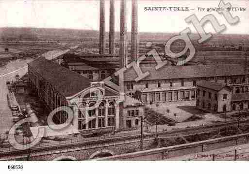Ville de SAINTETULLE, carte postale ancienne