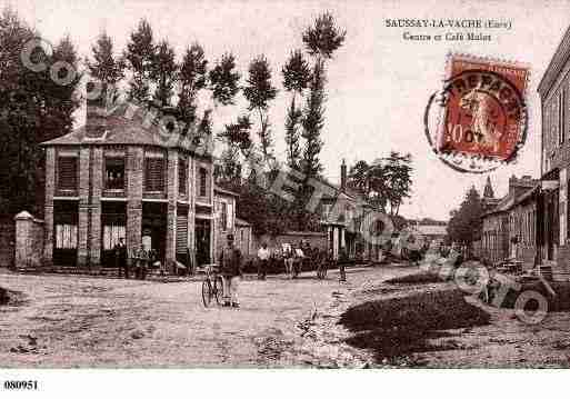 Ville de SAUSSAYLACAMPAGNE, carte postale ancienne
