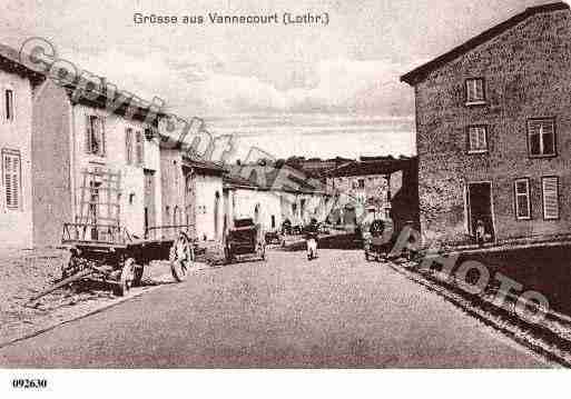 Ville de VANNECOURT, carte postale ancienne