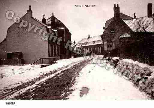 Ville de VERLINGHEM, carte postale ancienne