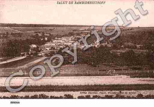 Ville de BAMBIDERSTROFF, carte postale ancienne
