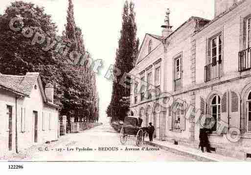 Ville de BEDOUS, carte postale ancienne