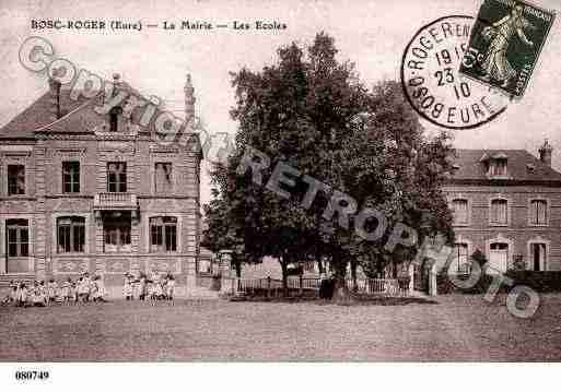 Ville de BOSCROGERENROUMOIS(LE), carte postale ancienne