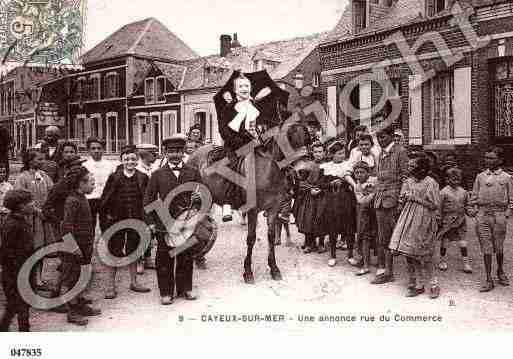 Ville de CAYEUXSURMER, carte postale ancienne