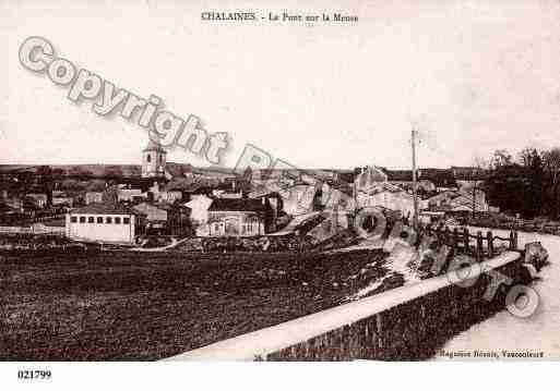 Ville de CHALAINES, carte postale ancienne