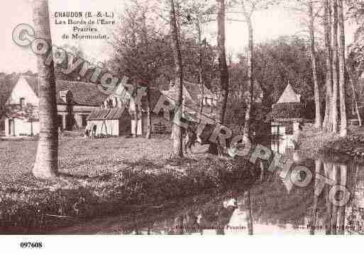 Ville de CHAUDON, carte postale ancienne