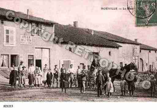 Ville de HOEVILLE, carte postale ancienne