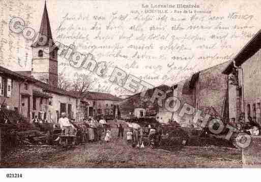 Ville de HOEVILLE, carte postale ancienne