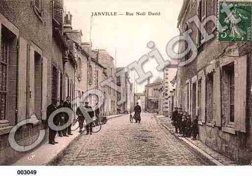 Ville de JANVILLE, carte postale ancienne