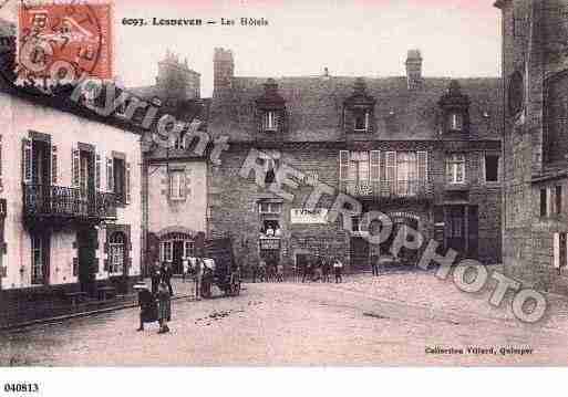 Ville de LESNEVEN, carte postale ancienne