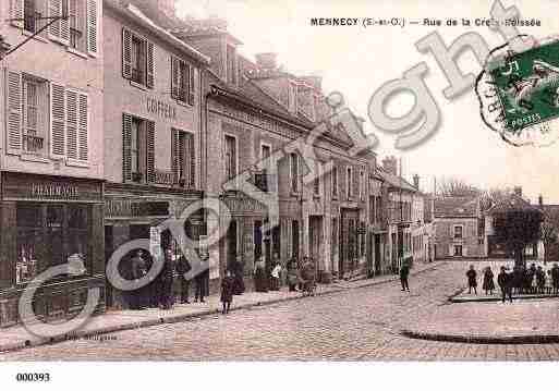 Ville de MENNECY, carte postale ancienne