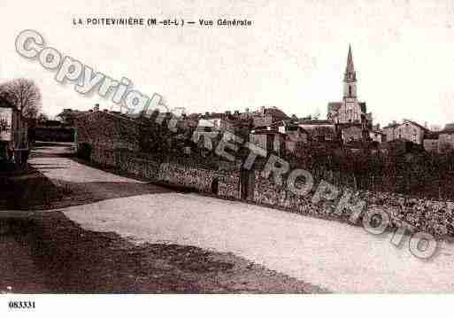 Ville de POITEVINIERE(LA), carte postale ancienne