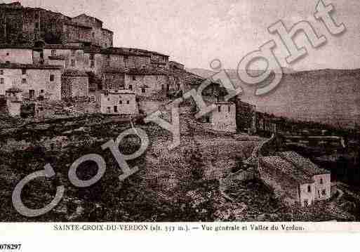 Ville de SAINTECROIXDEVERDON, carte postale ancienne