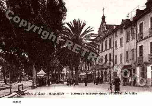 Ville de SANARY, carte postale ancienne