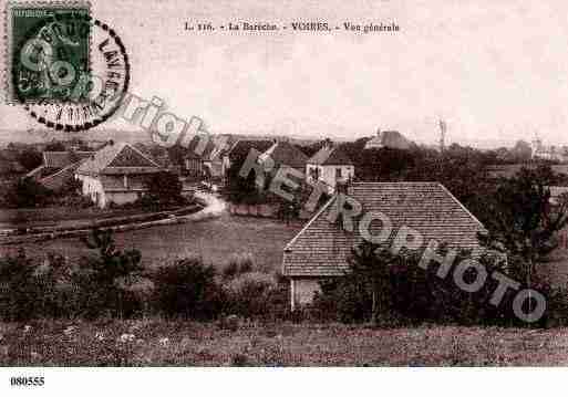 Ville de VOIRES, carte postale ancienne