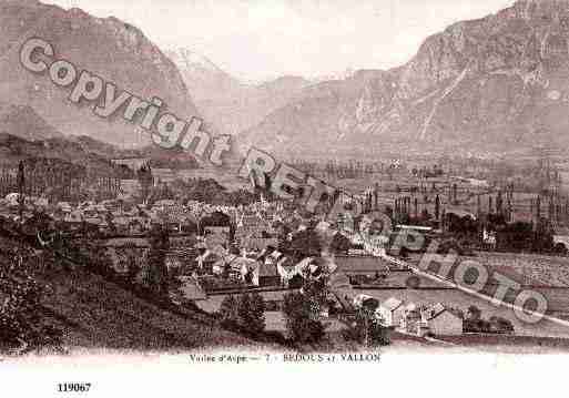 Ville de BEDOUS, carte postale ancienne