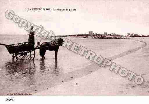 Ville de CARNAC, carte postale ancienne