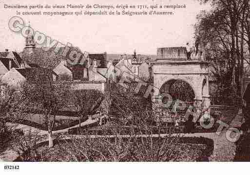 Ville de CHAMPSSURYONNE, carte postale ancienne