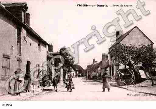 Ville de CHATILLONENDUNOIS, carte postale ancienne