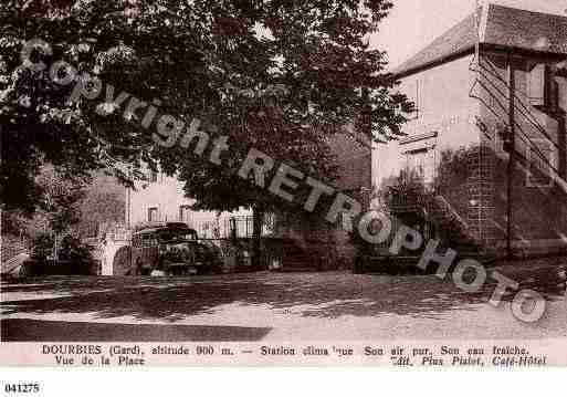 Ville de DOURBIES, carte postale ancienne