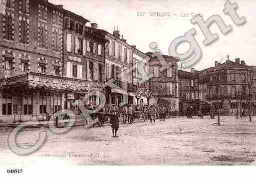 Ville de GAILLACTESSONNIERES, carte postale ancienne