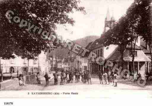 Ville de KAYSERSBERG, carte postale ancienne