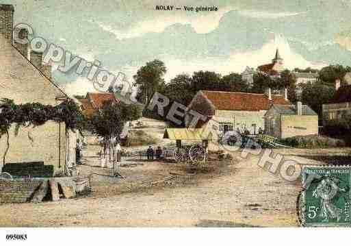 Ville de NOLAY, carte postale ancienne