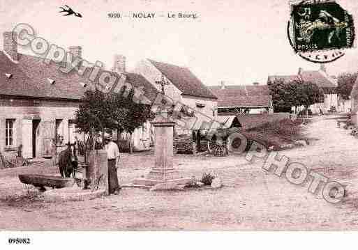 Ville de NOLAY, carte postale ancienne