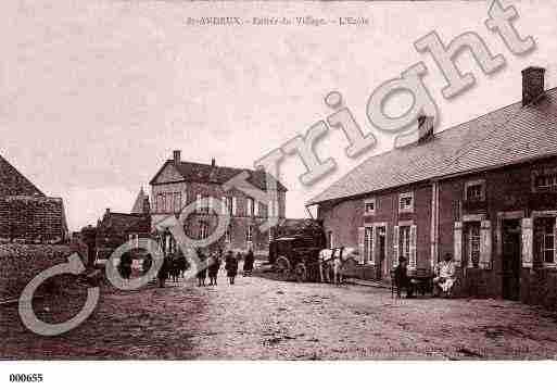 Ville de SAINTANDEUX, carte postale ancienne