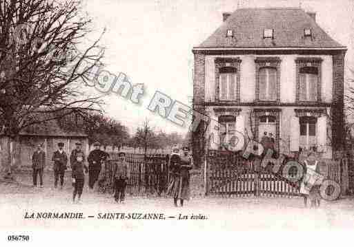 Ville de SAINTESUZANNE, carte postale ancienne