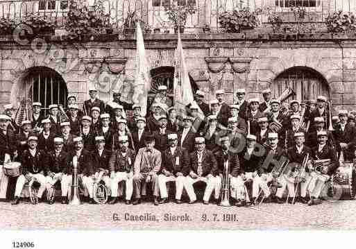 Ville de SIERCKLESBAINS, carte postale ancienne