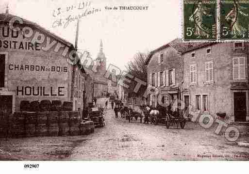 Ville de THIAUCOURTREGNIEVILLE, carte postale ancienne