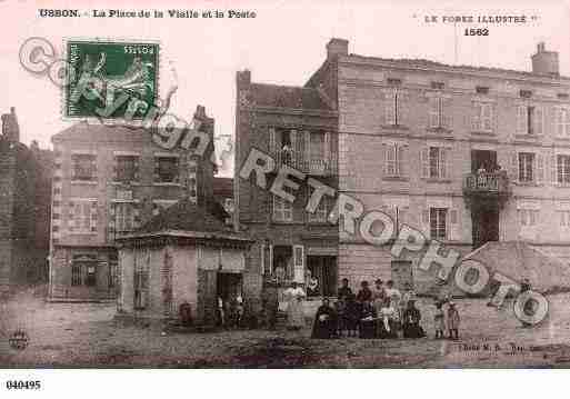 Ville de USSONENFOREZ, carte postale ancienne