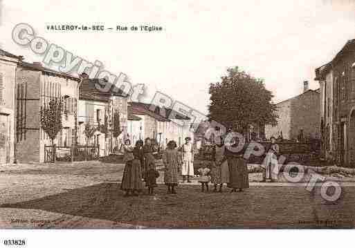 Ville de VALLEROYLESEC, carte postale ancienne
