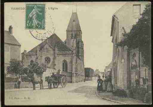 Ville de VARREDDES, carte postale ancienne