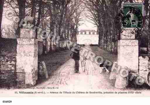 Ville de VILLECONIN, carte postale ancienne