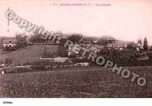 Ville de ARTHEZD'ASSON Carte postale ancienne