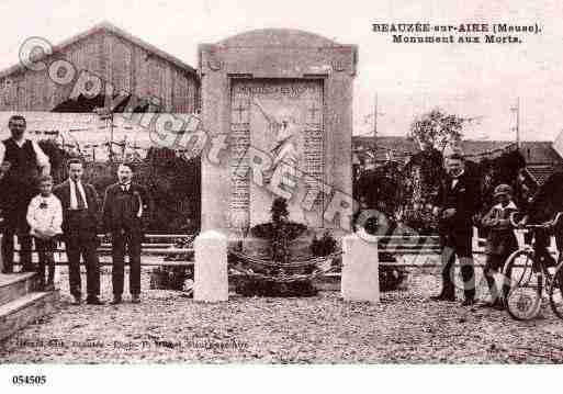 Ville de BEAUZEESURAIRE Carte postale ancienne